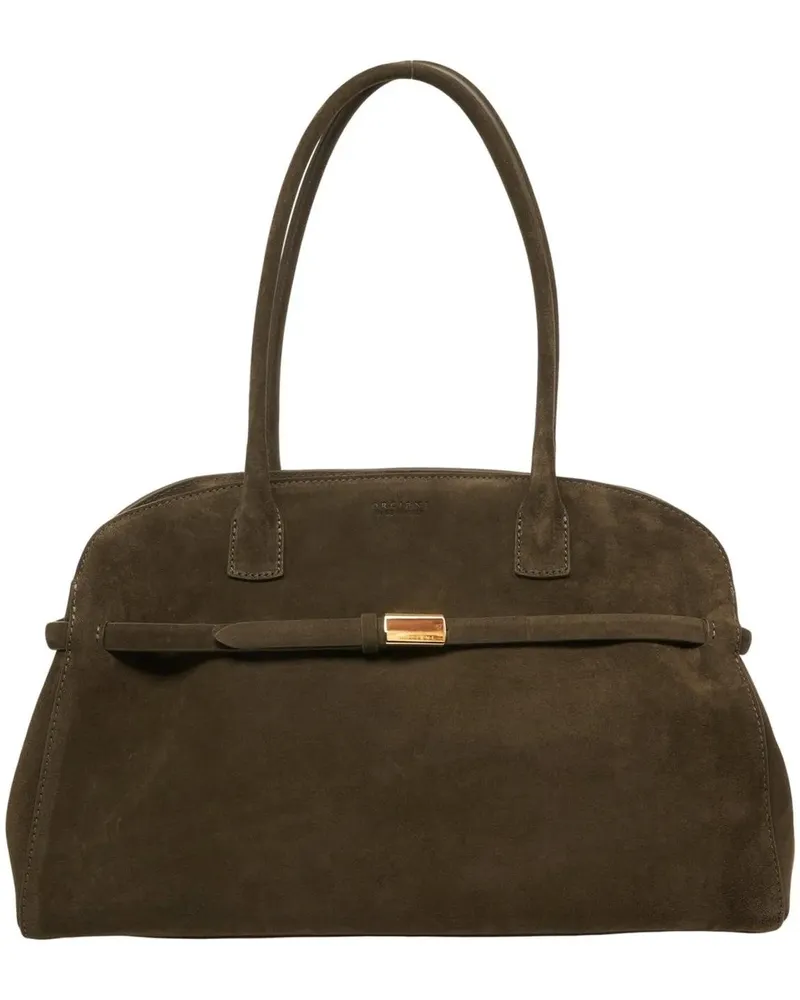 Orciani Crossbody Bags Suede handbag grün Grün