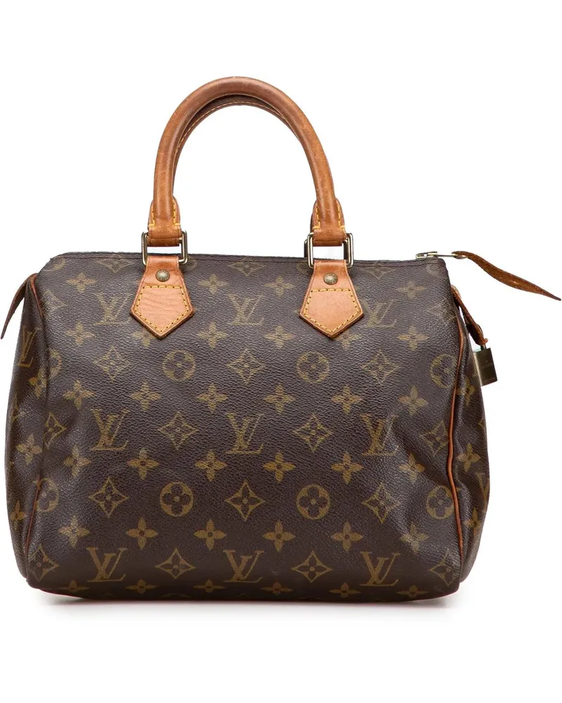 Louis Vuitton Crossbody Bags Monogram Speedy 25 braun Braun