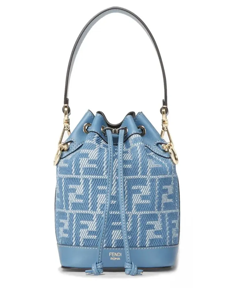 バッグ・カバンその他 FENDI Convertible bucket bag in velvet Convertible bucket bag in velvet with all-over ff logo FENDI