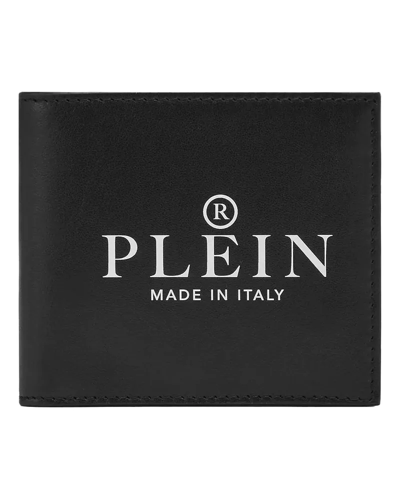 Philipp Plein Portemonnaies Geldbörse Iconic Plein schwarz Schwarz