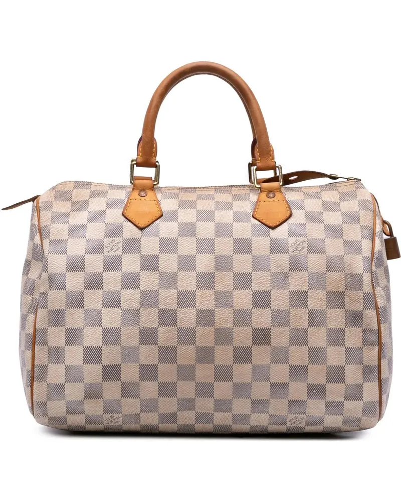 Louis Vuitton Crossbody Bags Damier Azur Speedy 30 weiß Weiß