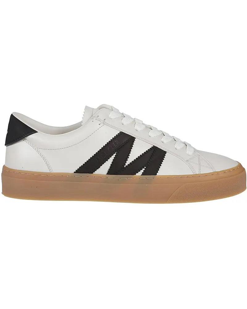 Moncler Low-Top Sneaker Monaco2 Low Top Sneakers White weiß Weiß
