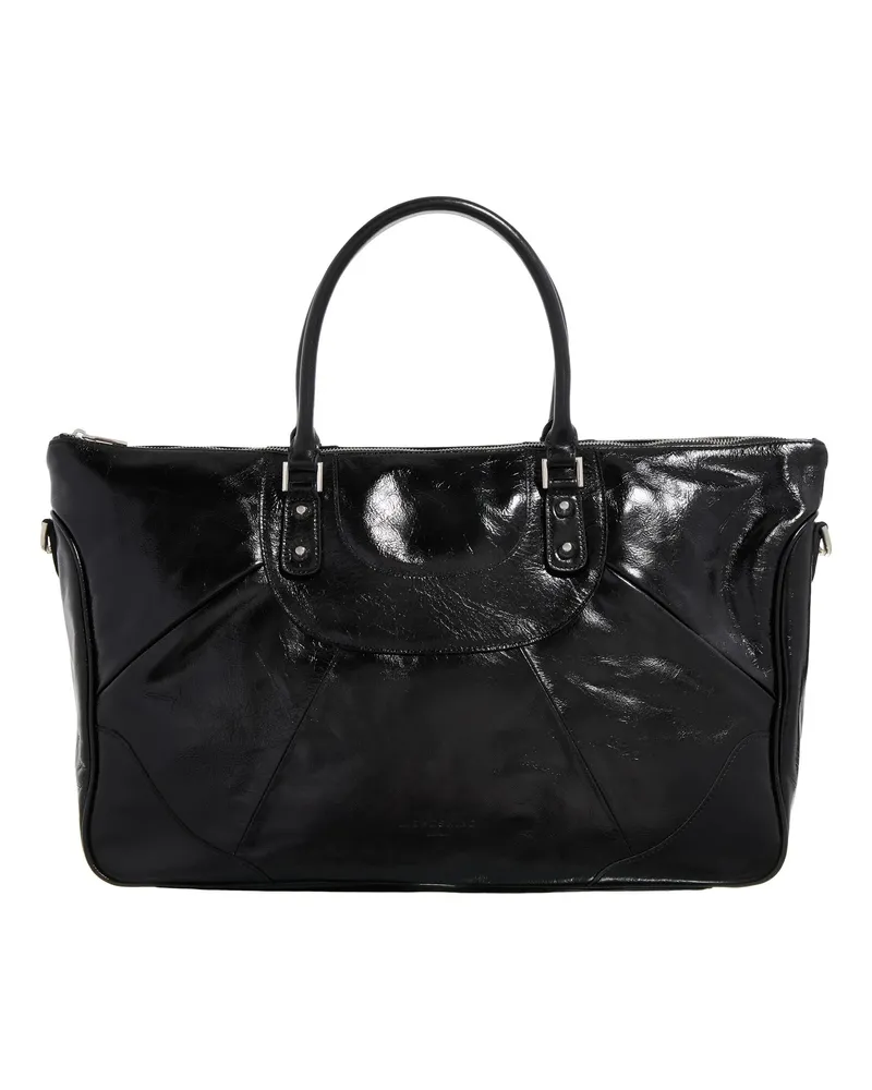 Liebeskind Shopper Esther Lack Distressed Satchel Bag XL schwarz Schwarz