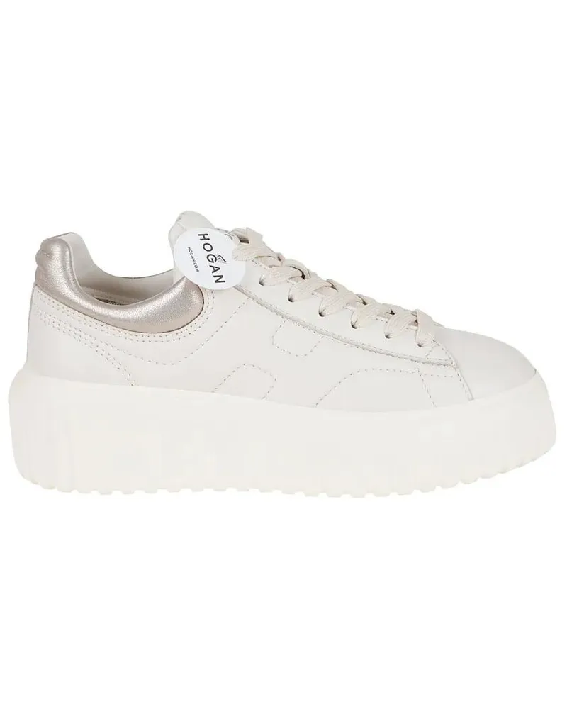 Hogan Low-Top Sneaker Soft Nappa Leather Sneakers weiß Weiß