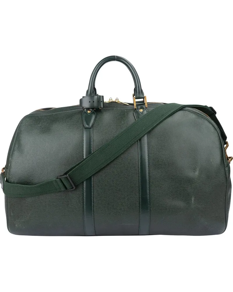 Louis Vuitton Crossbody Bags  Green Taiga Leather Kendall Travel B grün Grün