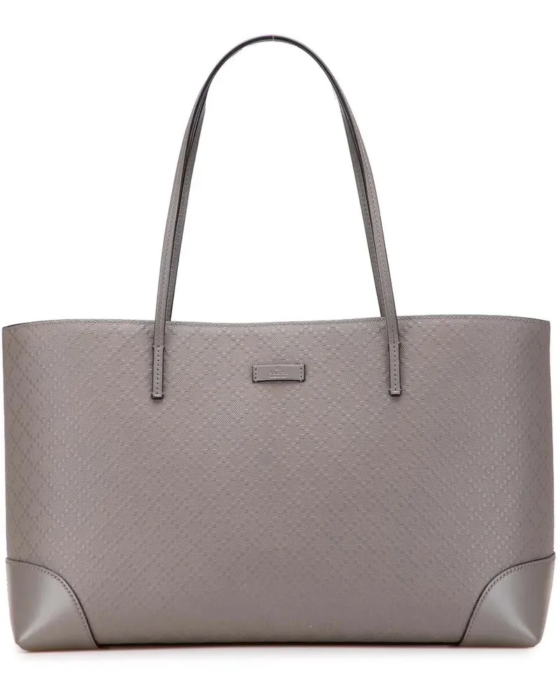 Gucci Shopper Diamante Leather Bright Hilary Lux Tote grau Grau