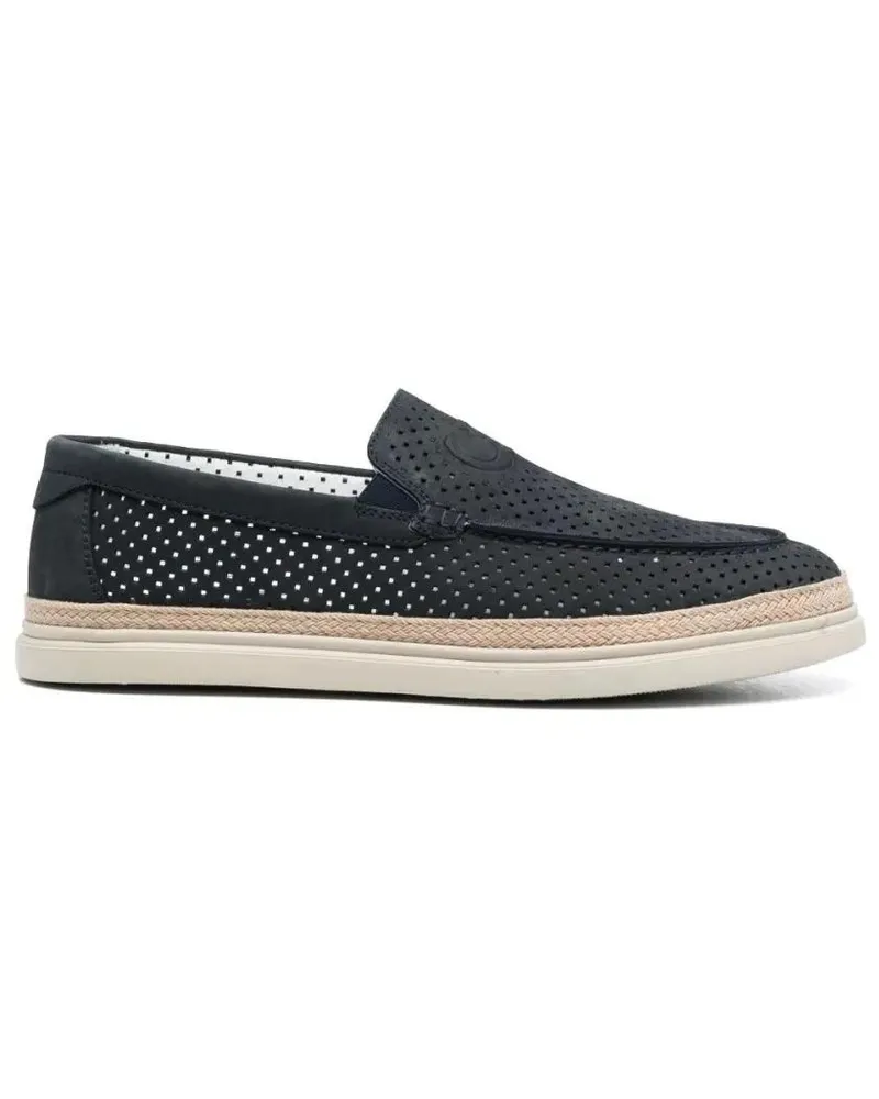 Casadei Loafer Nabuk Slip-On Loafers blau Blau