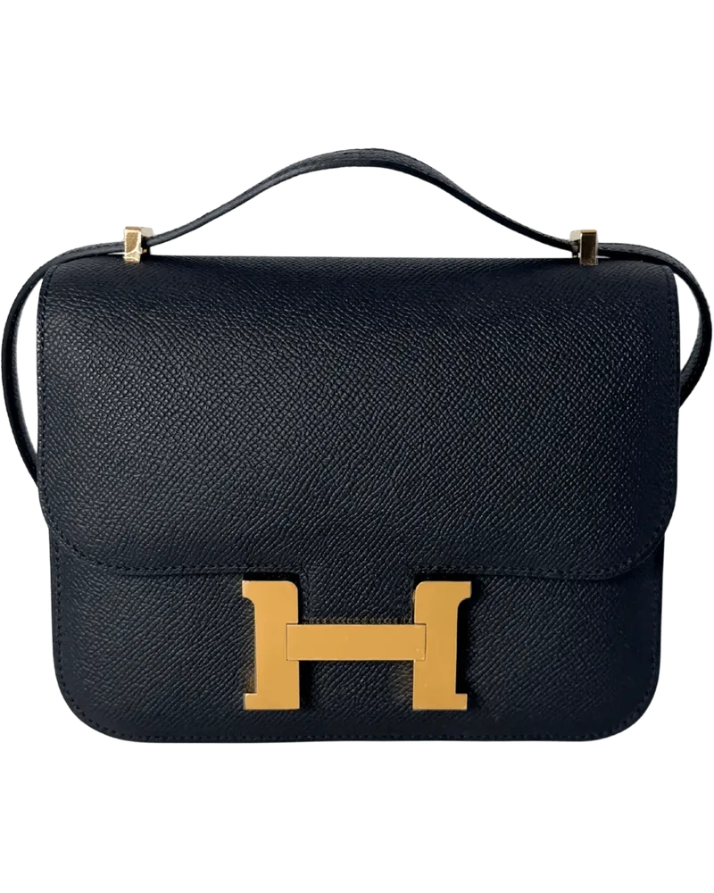 Hermès Hobo Bags Hermes Constance 18 Epsom leather black full set 2 schwarz Schwarz