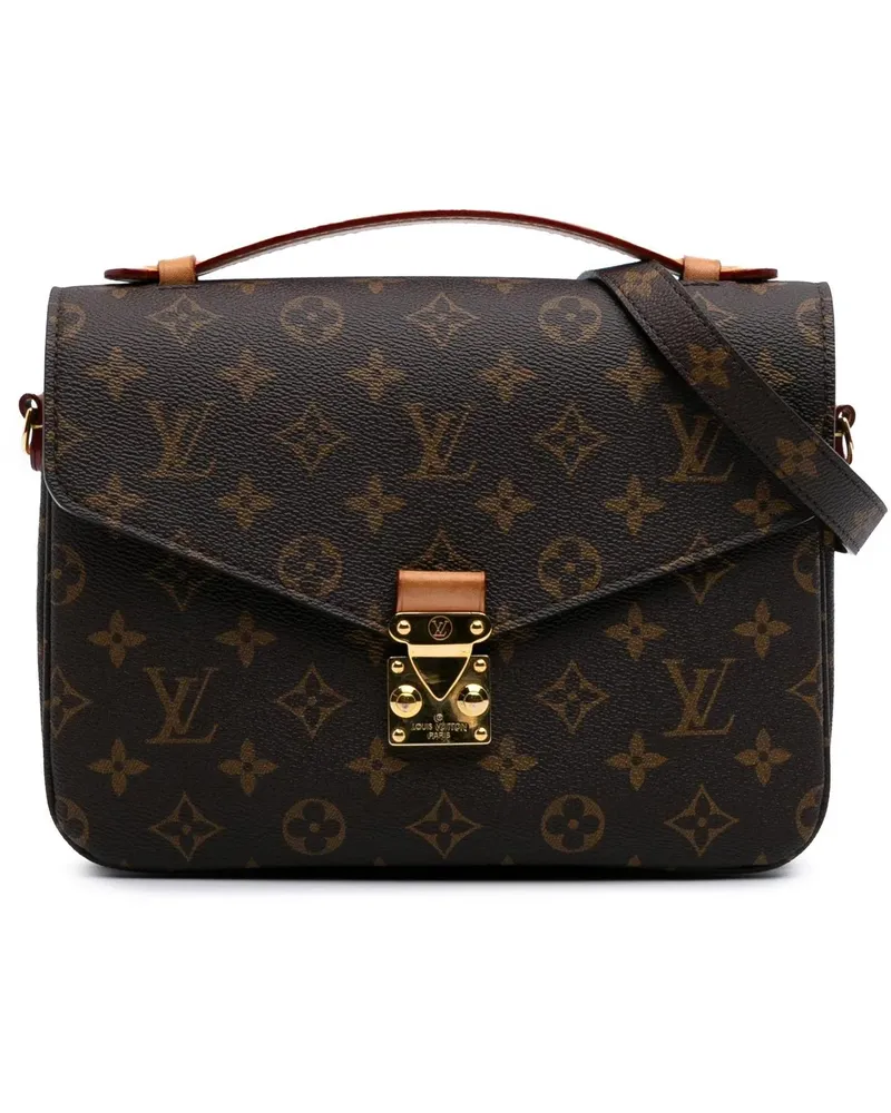 Louis Vuitton Hobo Bags 2021-2025 Monogram Pochette Metis braun Braun