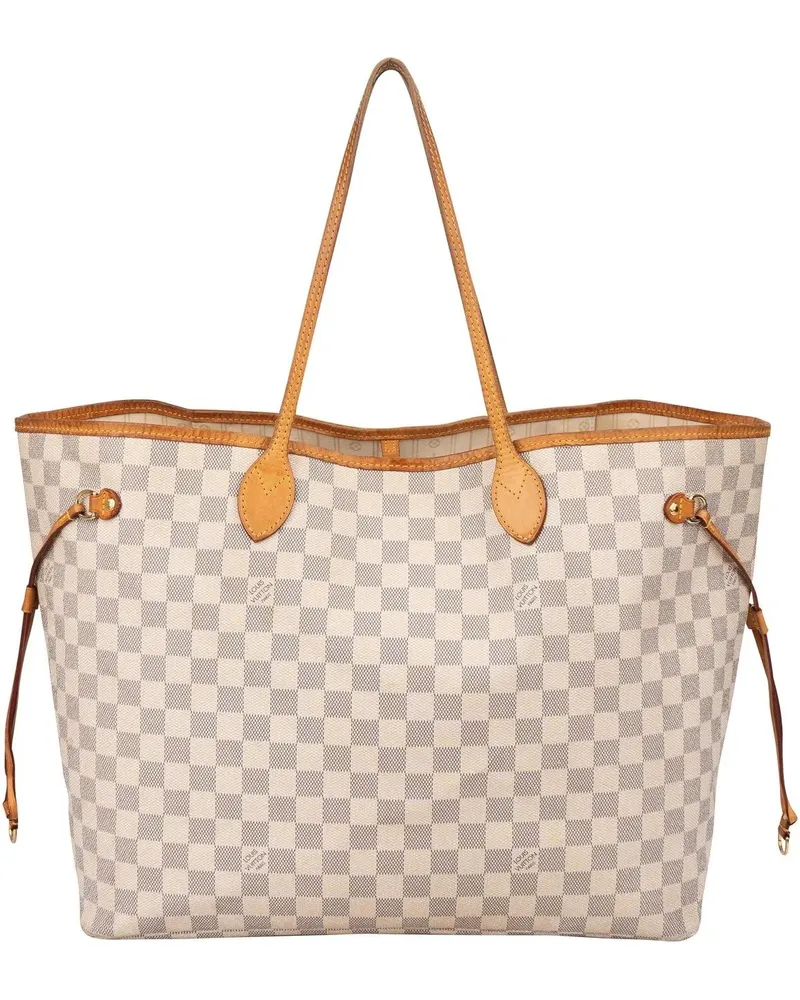 Louis Vuitton Crossbody Bags  Damier Azur Monogram Neverfull GM Sh weiß Weiß