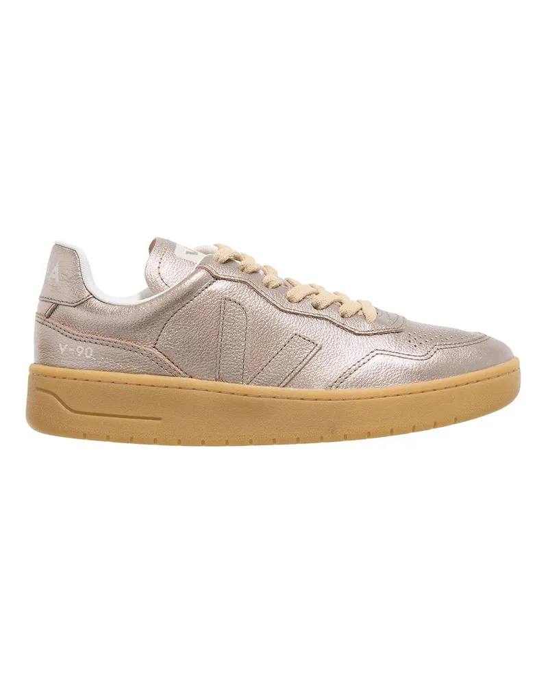 VEJA Low-Top Sneaker V-90 champagnerfarben 