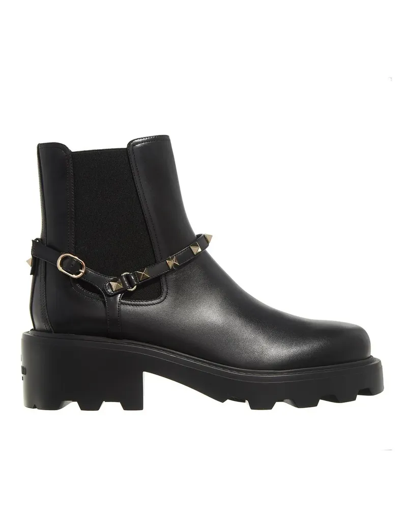 Valentino Garavani Stiefel Beatle Rockstud Boots schwarz Schwarz