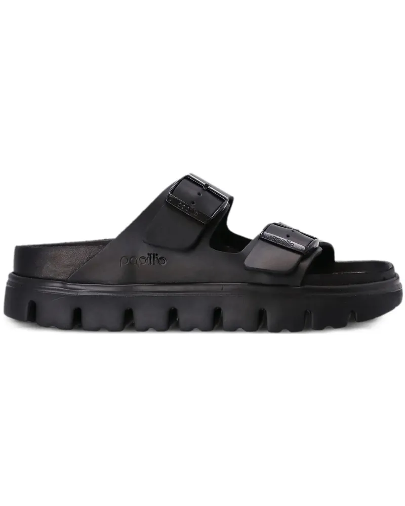 Birkenstock Sandalen ARIZONA PAP CHUNKY BLACK schwarz Schwarz