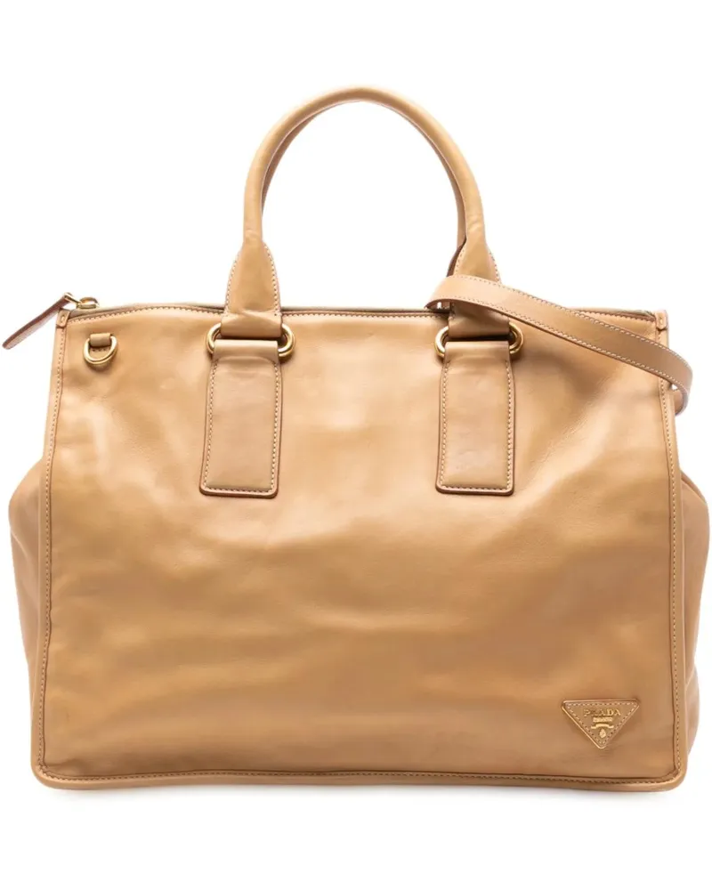 Prada Hobo Bags Soft Calf Satchel braun Braun