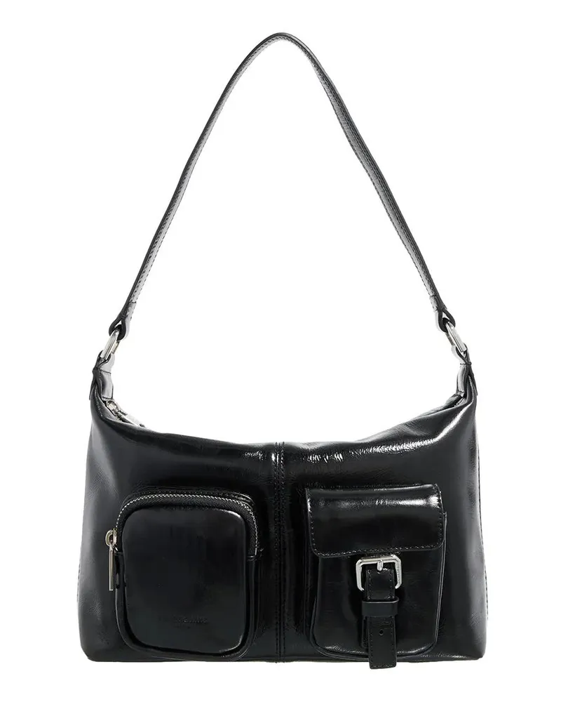 Liebeskind Hobo Bags Andrea Lack Distressed schwarz Schwarz