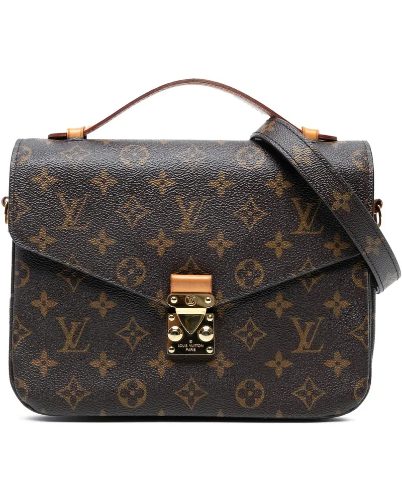 Louis Vuitton Hobo Bags Monogram Pochette Metis braun Braun