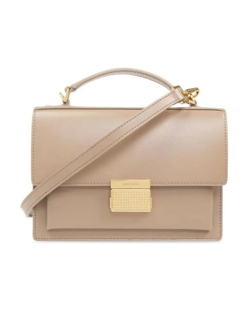 Golden Goose Hobo Bags Structured Minimalist Black Bag With Timeless Appe pink Rosa