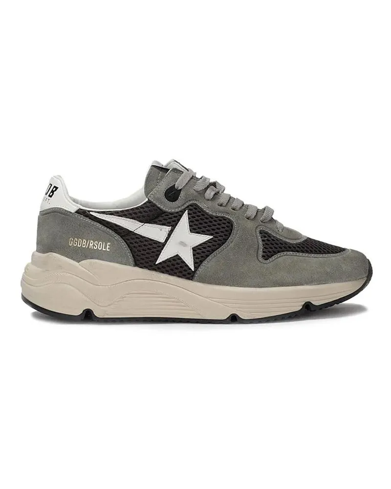 Golden Goose Low-Top Sneaker Running Net Upper Suede Toe And Spur Leather Star grau Grau