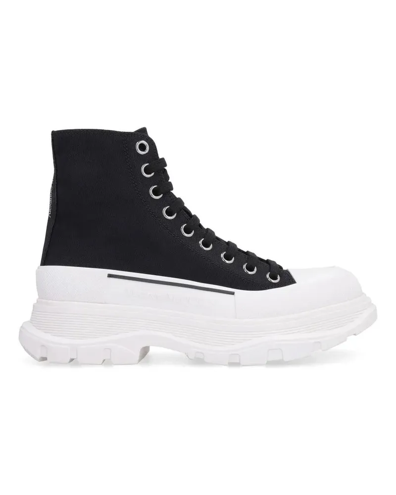 Alexander McQueen Low-Top Sneaker Treadslick High Top Sneakers schwarz Schwarz