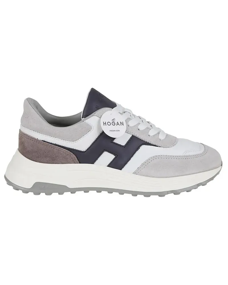 Hogan Low-Top Sneaker Suede Jogger-Style Sneakers With Memory Foam weiß Weiß