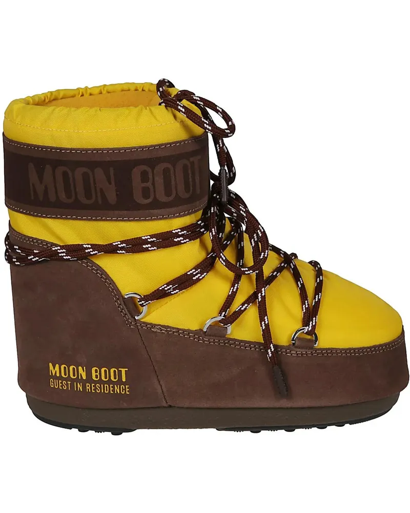 Moon Boot Stiefel  Per Guest In Residence Icon Low Nylon Ank gelb Gelb