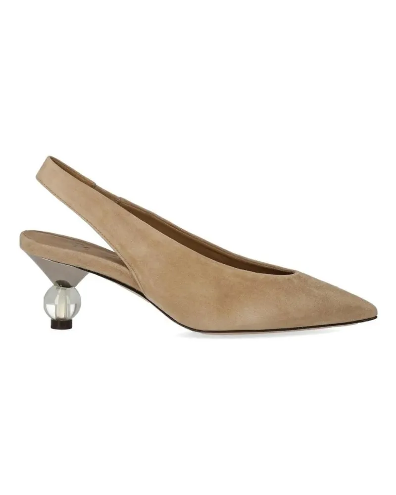 Max Mara Hohe Schuhe Orma Beige Slingback Pump beige Beige