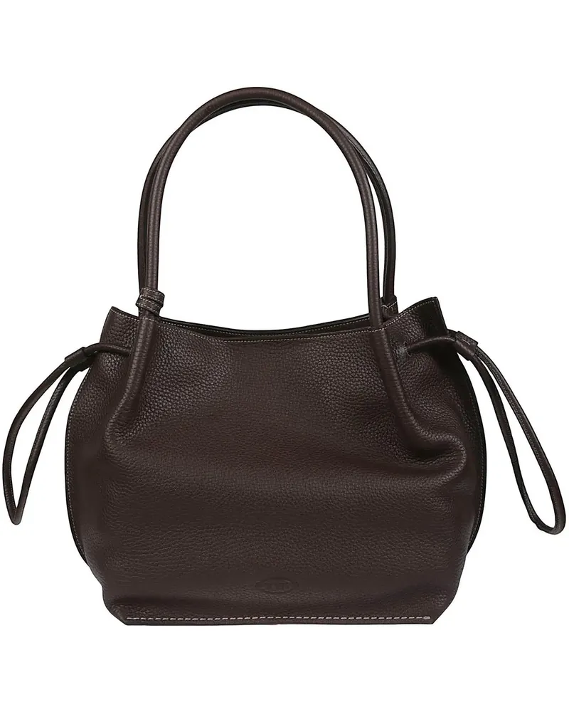 TOD'S Crossbody Bags Medium Buz Bucket Bag Brown braun Braun