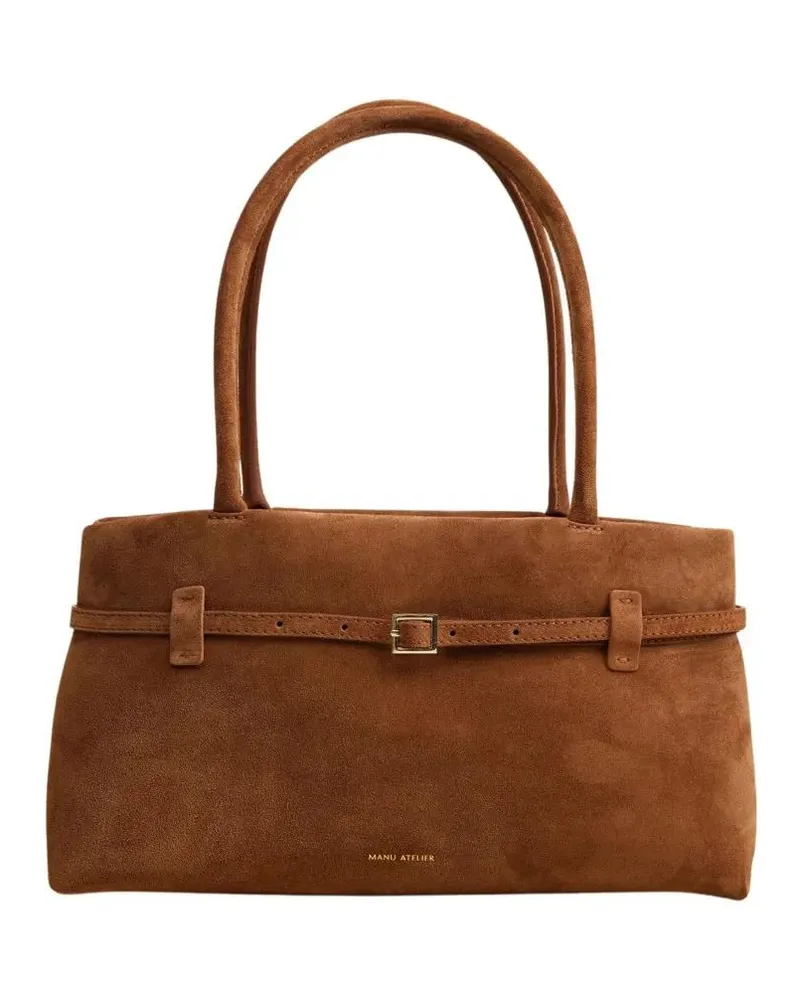 Manu Atelier Crossbody Bags East West Le Cambon Bag braun Braun