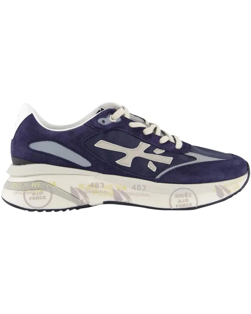 Premiata Low-Top Sneaker Heren Moerun Sneaker Blauw blau Blau