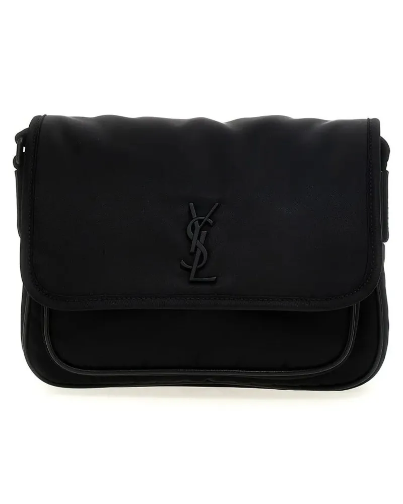 Saint Laurent Hobo Bags 'Messenger Niki' Crossbody Bag schwarz Schwarz