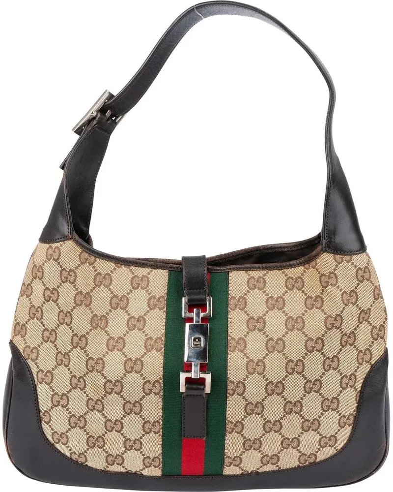 Gucci Crossbody Bags  GG Monogram Jackie Handbag braun Braun