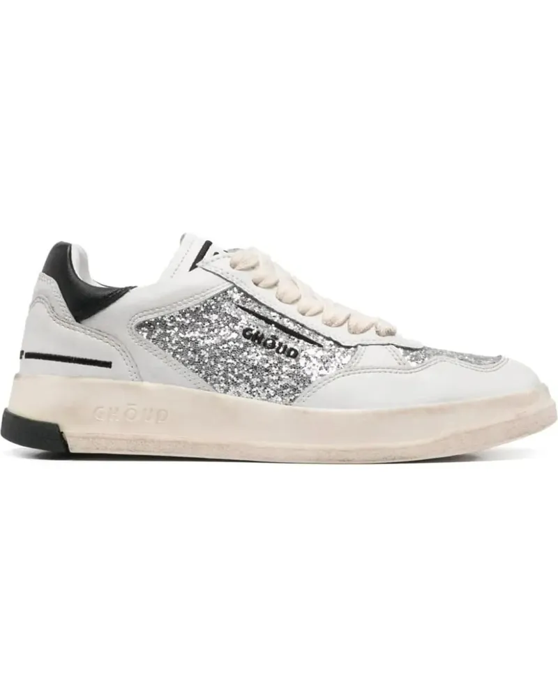 GHŌUD Low-Top Sneaker sneaekers wit glitters weiß Weiß