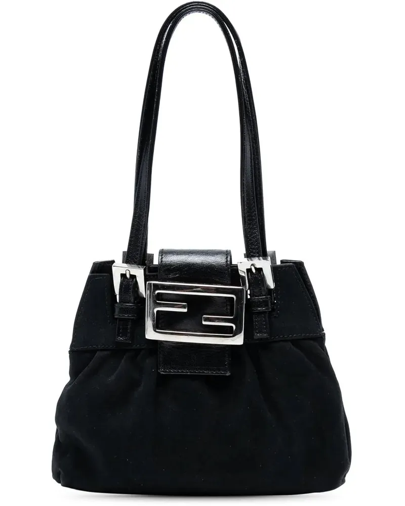 Fendi Crossbody Bags Canvas FF Handbag schwarz Schwarz