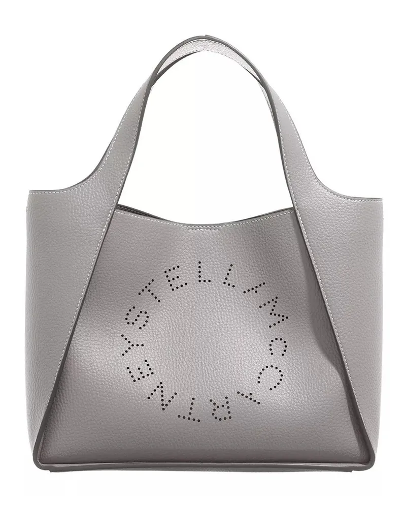 Stella McCartney Tote Logo Embossed Tote Bag Grau