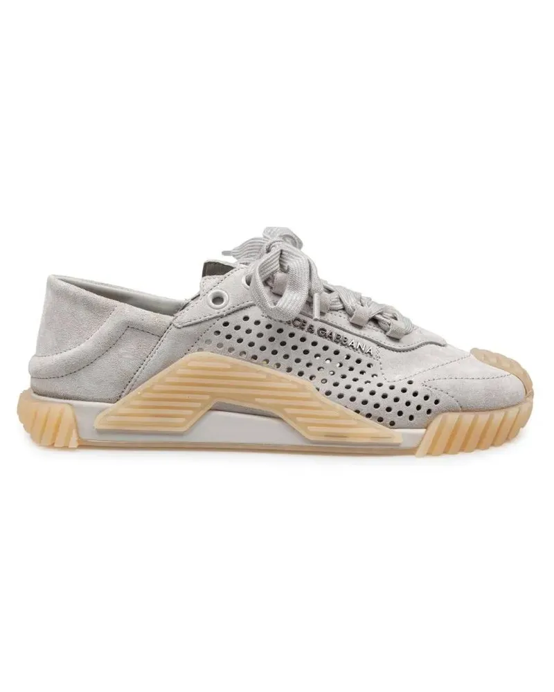 Dolce & Gabbana Low-Top Sneaker Ns1 Sneakers In Suede Color Grey grau Grau