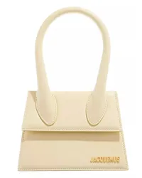 Jacquemus Tote Le Chiquito Moyen Top Handle Bag Leather Creme