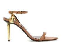 Sandalen Sandal With Striking Padlock Detail braun