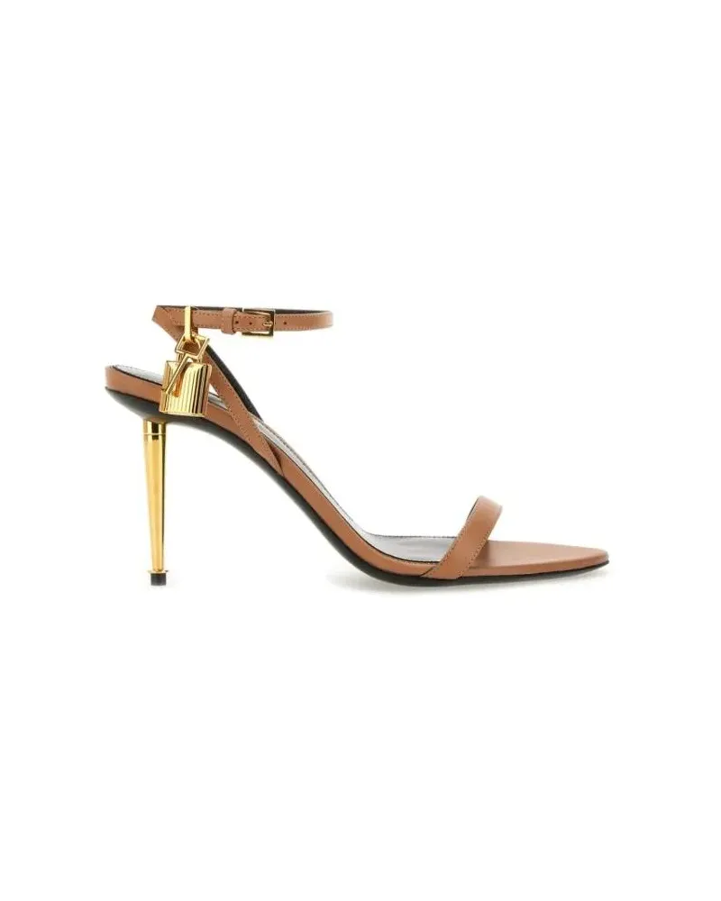Tom Ford Sandalen Sandal With Striking Padlock Detail braun Braun