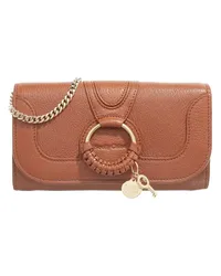 See by Chloé Portemonnaie Hana Wallet On Chain Braun