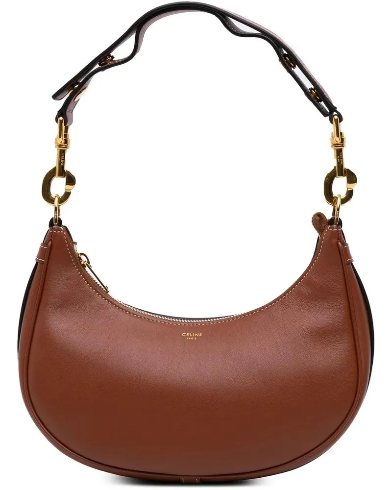 Celine Hobo Bags 2021 Leather Ava Shoulder Bag braun Braun