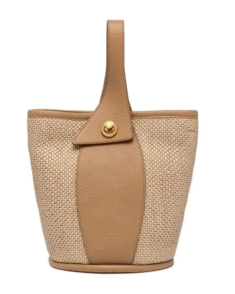 Gianni Chiarini Beuteltaschen Ester Bucket Bag In Nature Leather beige Beige