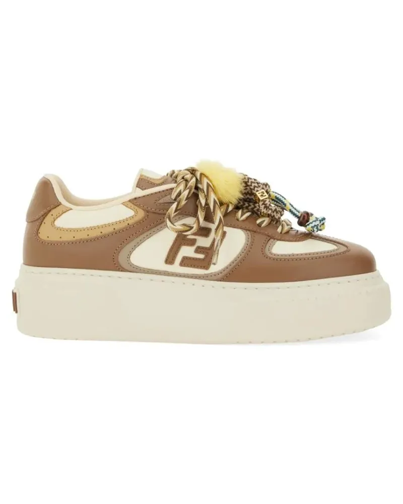 Fendi Low-Top Sneaker " Match" Sneaker braun Braun