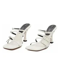 Proenza Schouler Sandalen & Sandaletten 95mm Leather Sandals Weiß