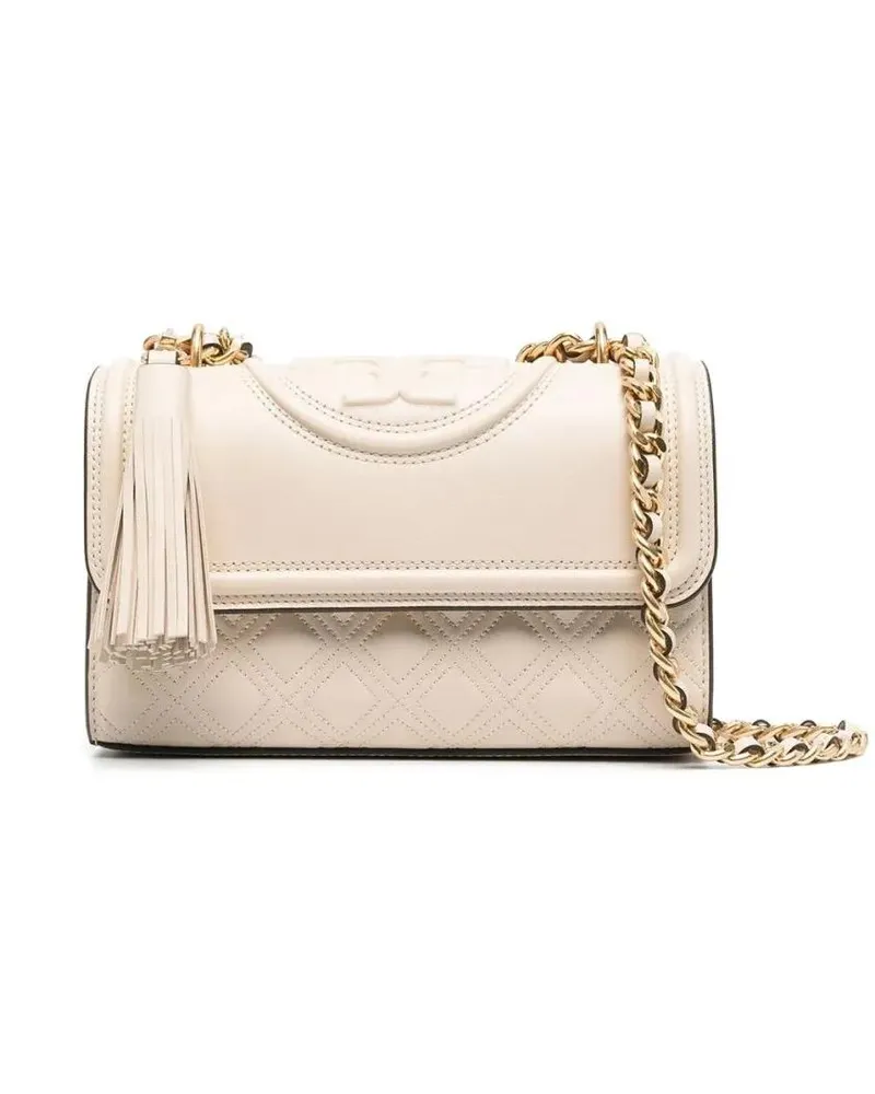 Tory Burch Hobo Bags Small Fleming Shoulder Bag beige Beige