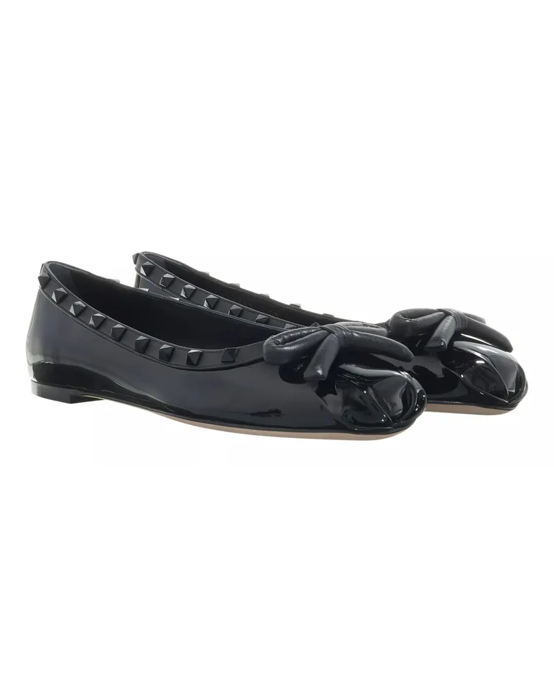 Valentino Garavani Loafers & Ballerinas Ballerina Rockstud Schwarz