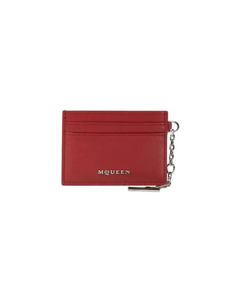 Alexander McQueen Portemonnaie "Sling" Card Holder rot Rot
