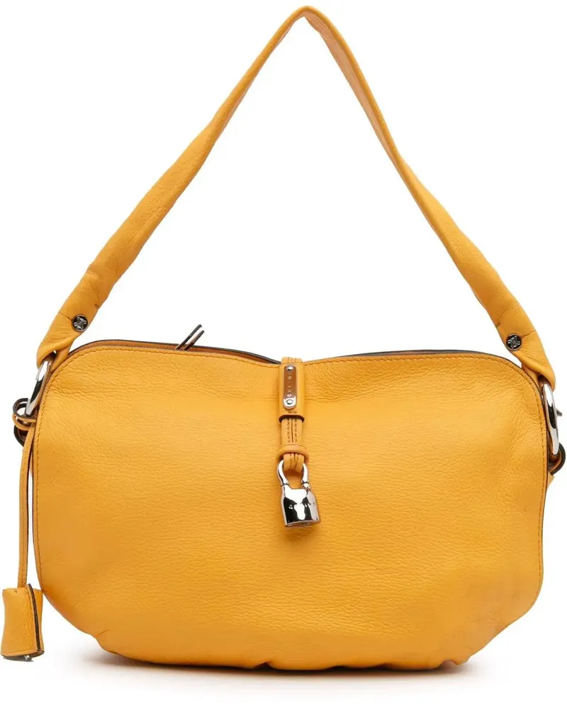 Celine Hobo Bags Leather Bittersweet Hobo gelb Gelb