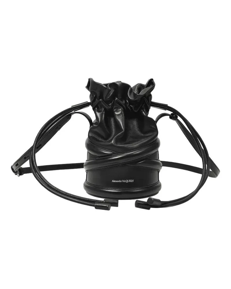 Alexander McQueen Hobo Bags Soft Curve Bag In Black Leather schwarz Schwarz