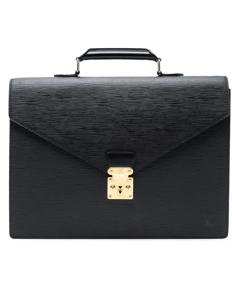 Louis Vuitton Crossbody Bags Epi Serviette Ambassadeur schwarz Schwarz