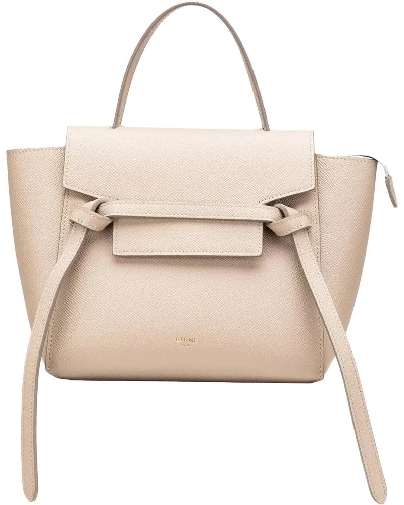 Celine Hobo Bags Nano Grained Calfskin Belt Bag braun Braun